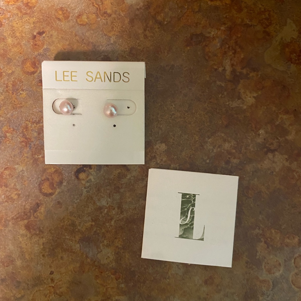 Vintage Lee Sands Cultured Pearl Earrings 14k Gf Posts 15$